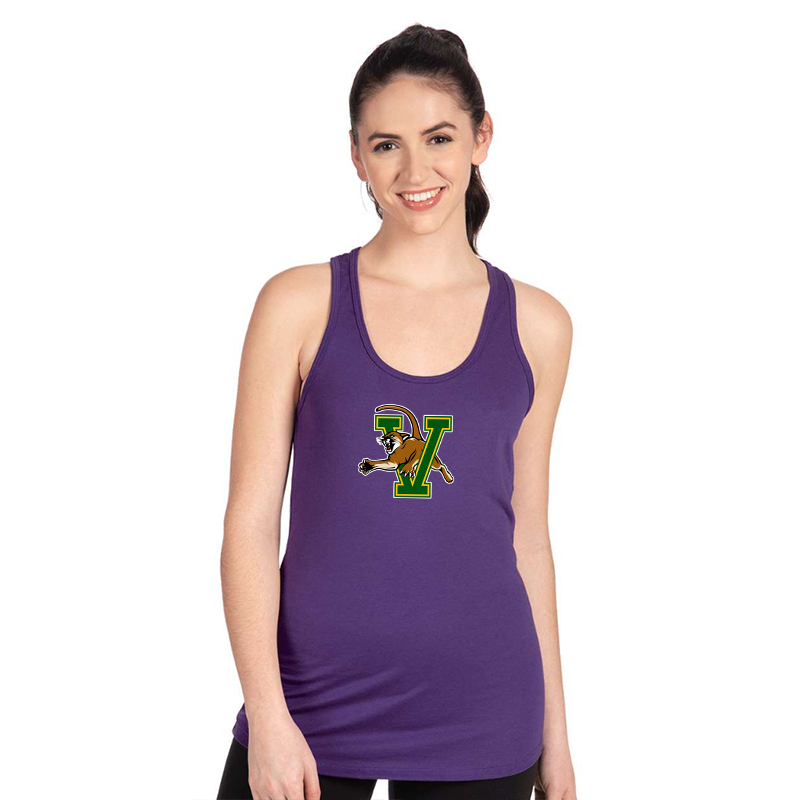 Women's Vermont Catamounts Next Level Ideal Racerback Tank